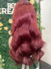 Load image into Gallery viewer, Burgundy body wave lace frontal wig
