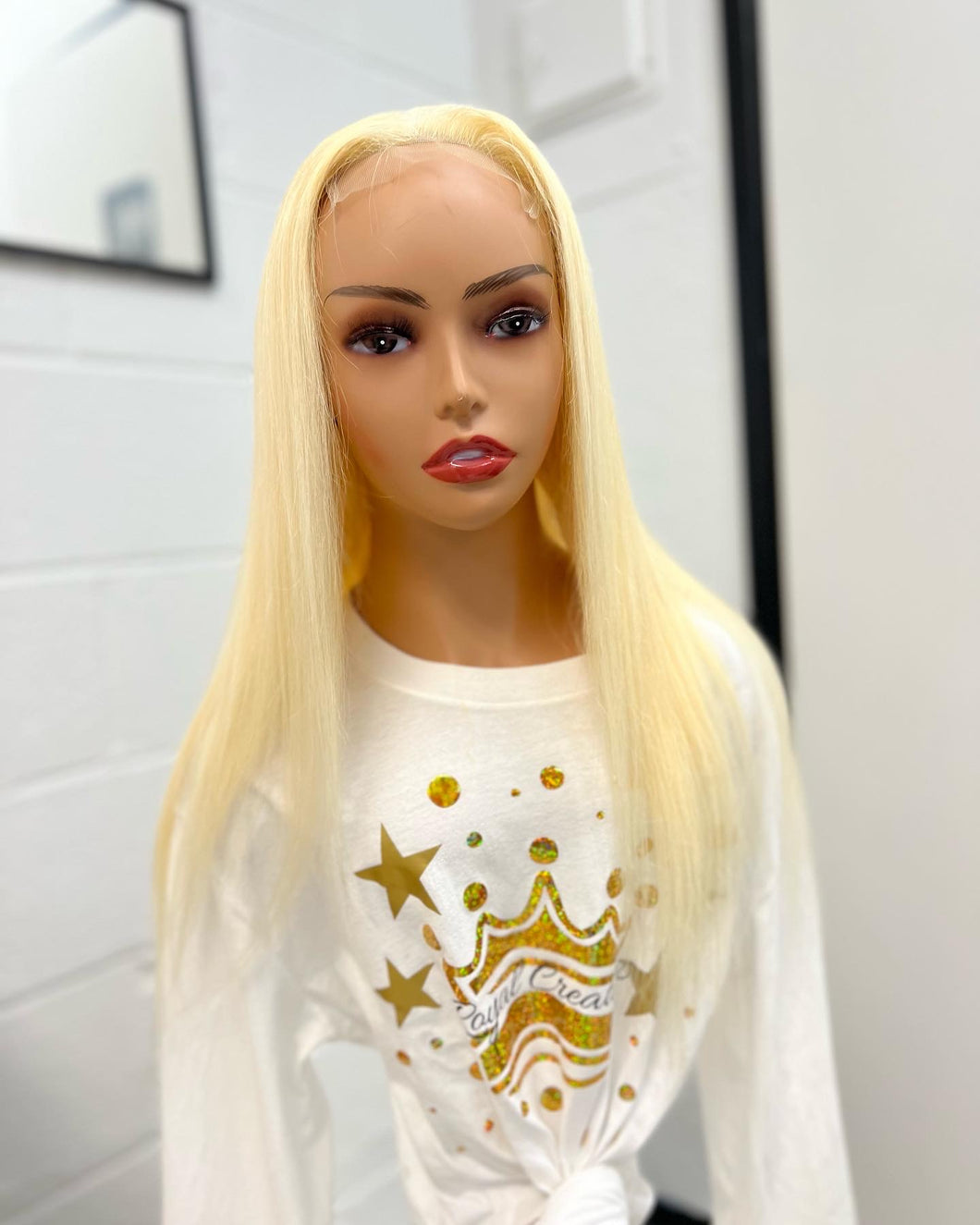 Blonde Straight 4x4 Lace Closure Wig